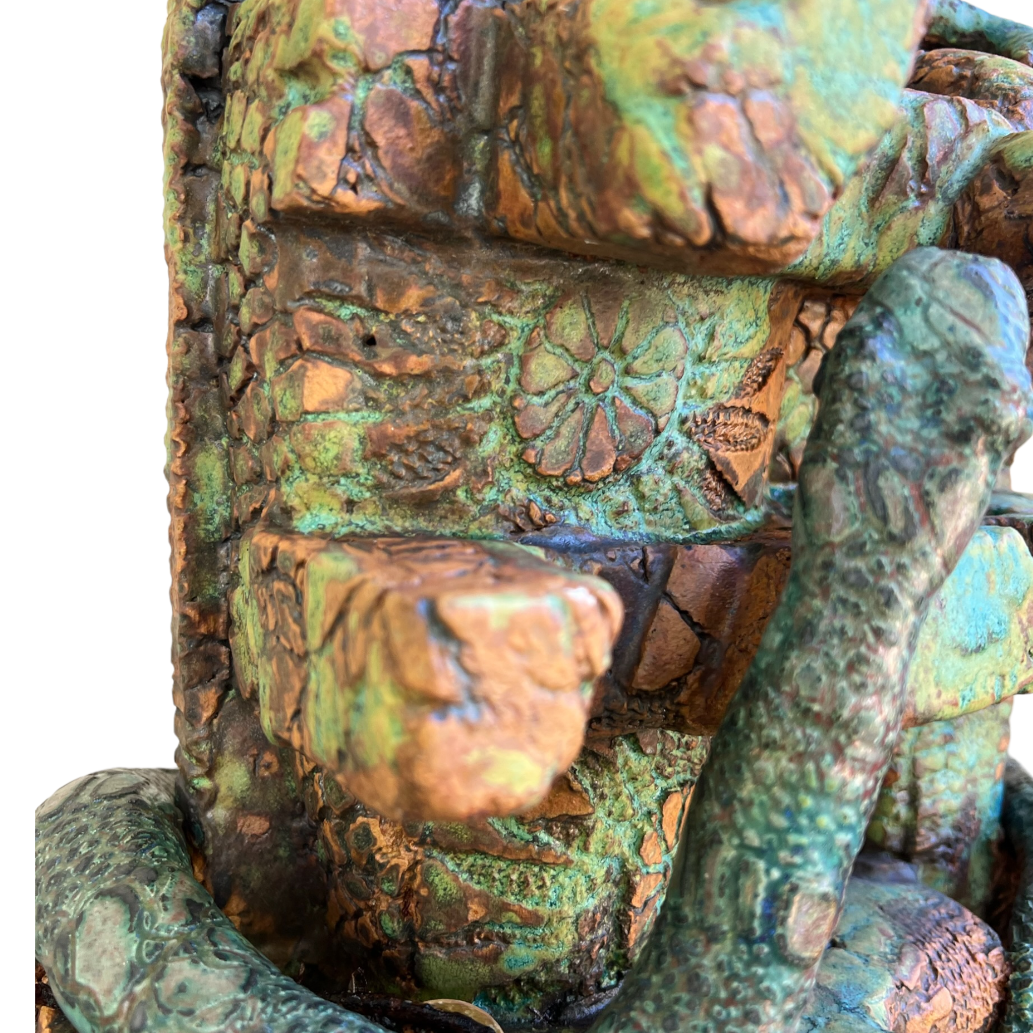 Table Top
Spooky
Textured
Snakes
serpent
Sculpture
sculptural
Rick Van Dyke
Pottery
Local artist
Local
lizards
Home
entertaining
Colorful
Ceramic
austin artist
austin
outdoor
planter