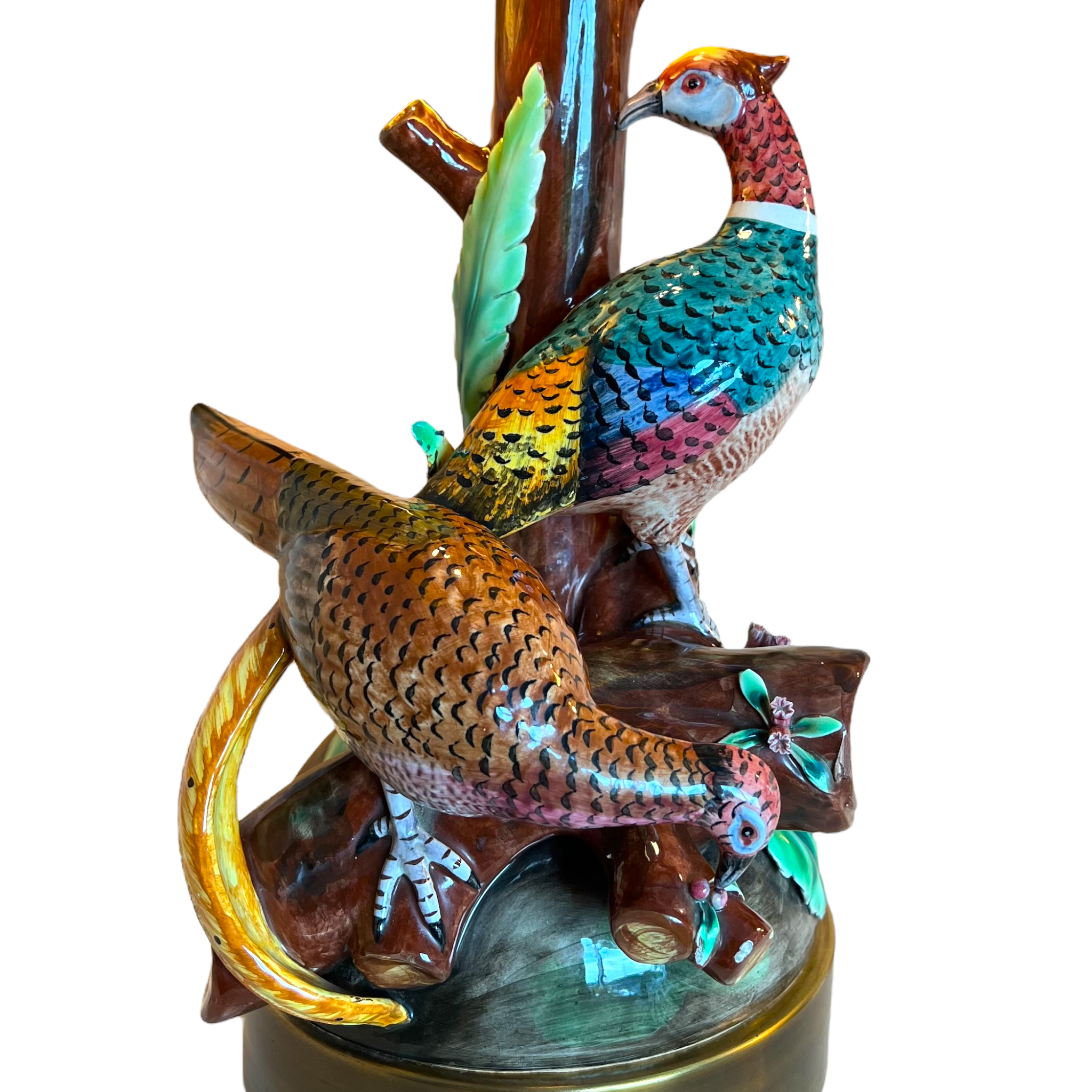 Table lamp
rio
pheasants
Mexico
Majolica
living room
Living
Lighting
Lamp
Home
handmade
hand painted
Gold
france
Ceramic
Border Revival
birds
bird
19th century
pheasants
majolica