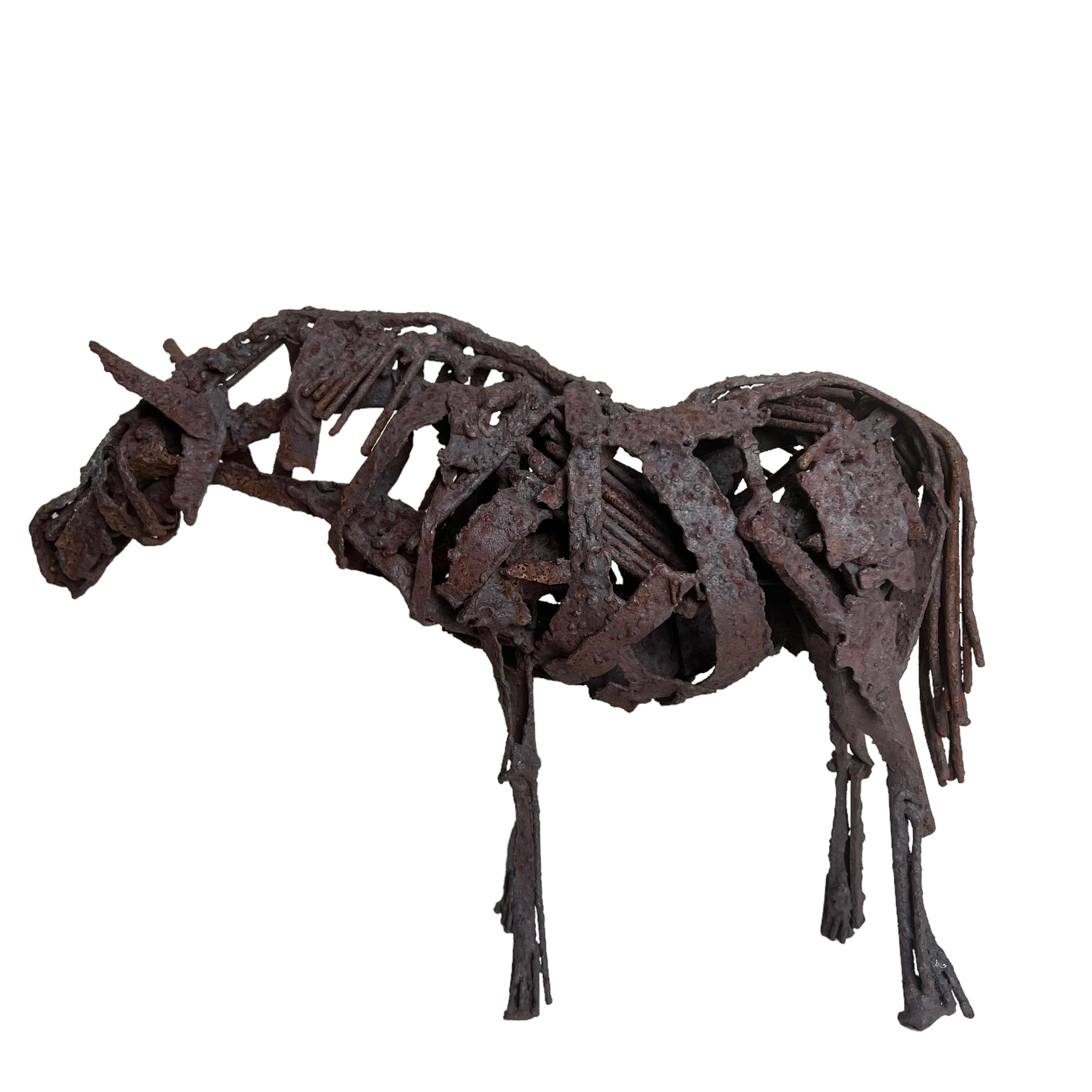 welded
Steel
Spooky
Sculpture
patina
original art
original
Nina Scott Hansen
modern
metal
Horse
home
gift idea
Contemporary
Brutalist
Art
Animals