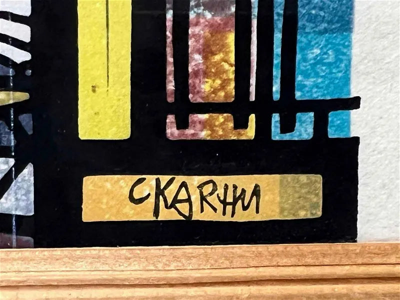 Yellow
woodblock
wall art
signed
rain
Print
Kyoto
Kento
japanese
Japan
Home
framed
Clifton Karhu
cityscape
Art
1970s