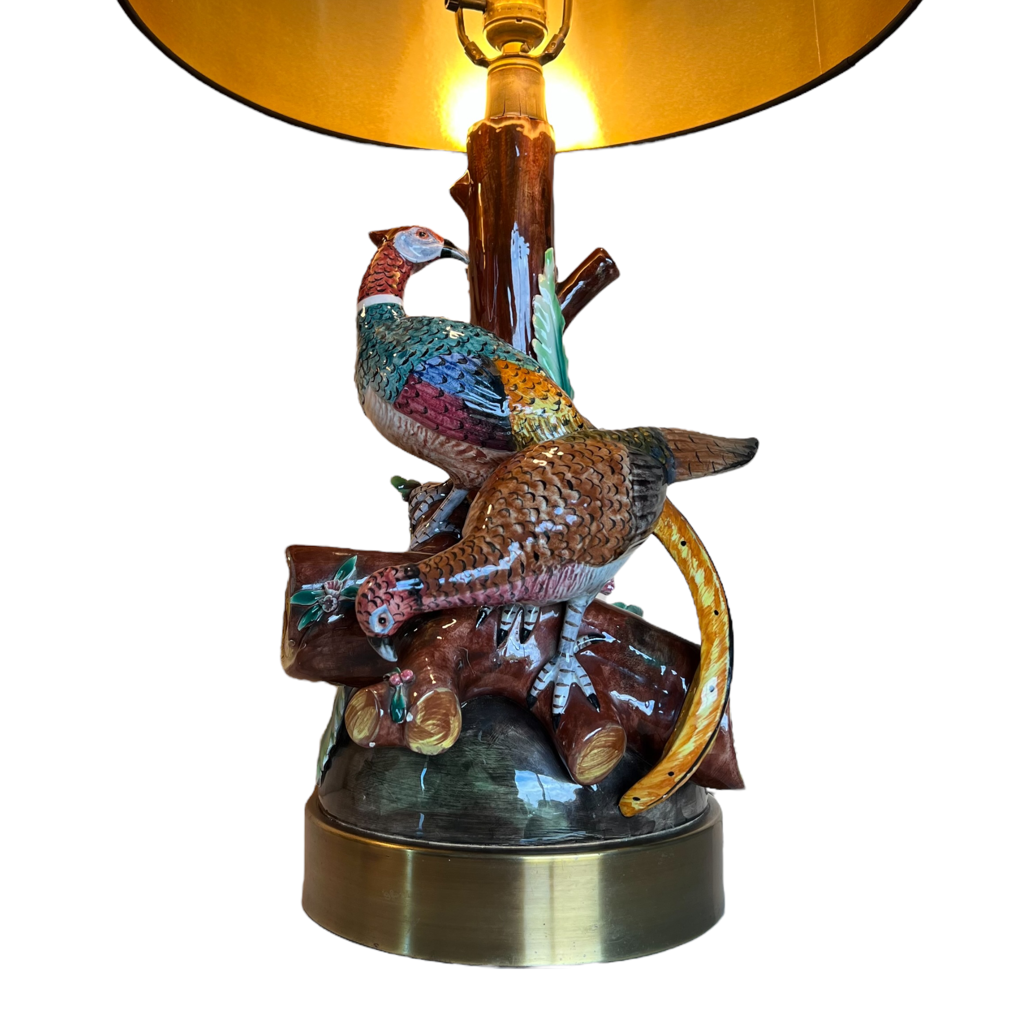 Table lamp
rio
pheasants
Mexico
Majolica
living room
Living
Lighting
Lamp
Home
handmade
hand painted
Gold
france
Ceramic
Border Revival
birds
bird
19th century
pheasants
majolica