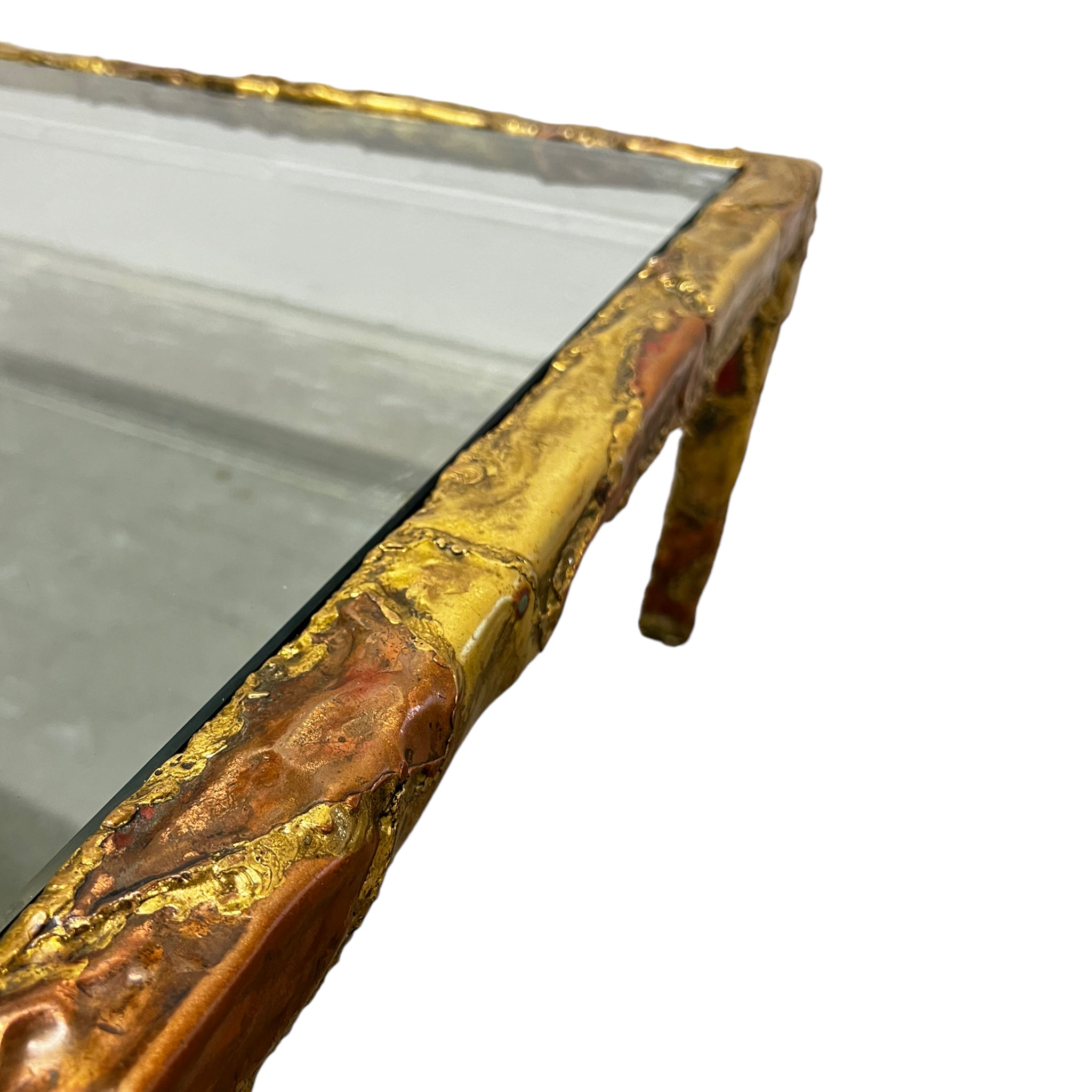 tabletop
table base
Table
Steel
smoked glass
Silas Seandel
Side table
metallic
Metal
living room
Living
Home
glass top
Glass
Copper
Coffee table
Brutalist
Brass
1970s