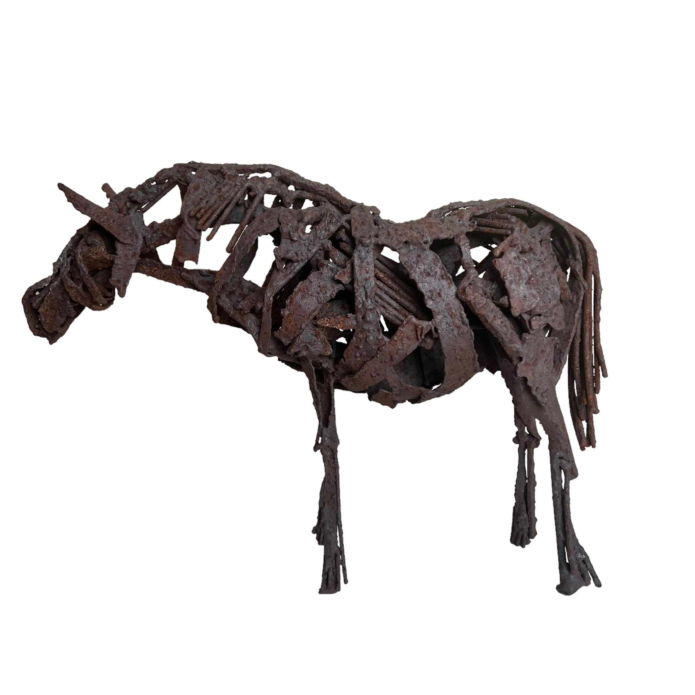welded
Steel
Spooky
Sculpture
patina
original art
original
Nina Scott Hansen
modern
metal
Horse
home
gift idea
Contemporary
Brutalist
Art
Animals