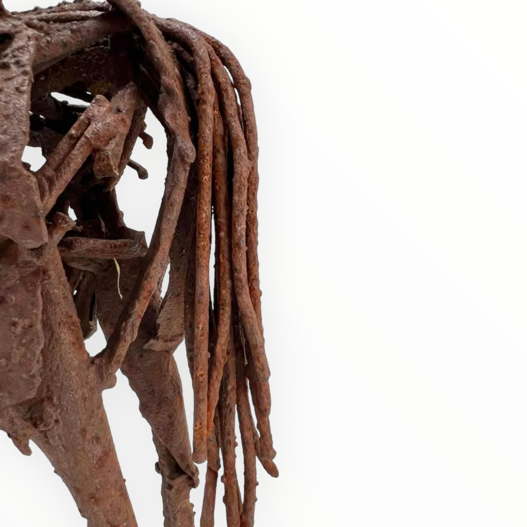 welded
Steel
Spooky
Sculpture
patina
original art
original
Nina Scott Hansen
modern
metal
Horse
home
gift idea
Contemporary
Brutalist
Art
Animals