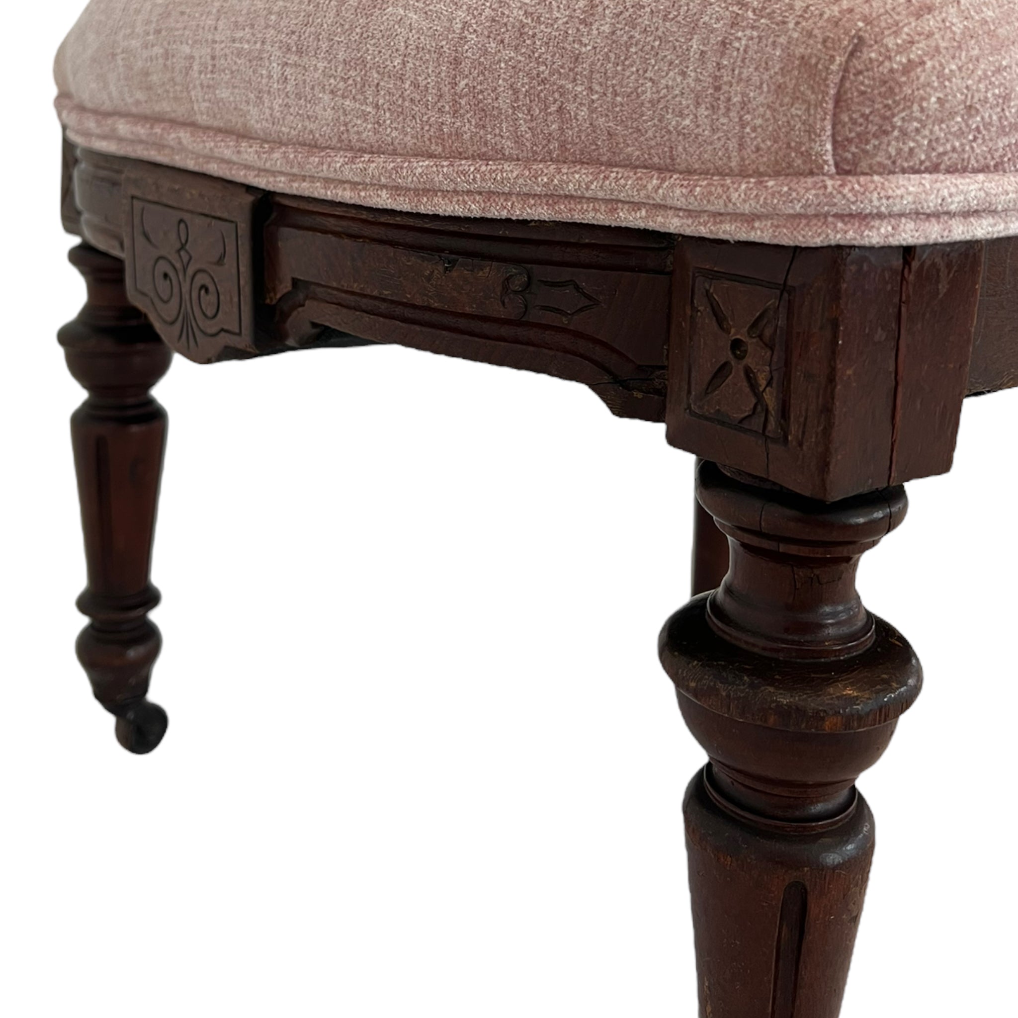 wood
Vintage
Victorian
pink
parlor chair
Hand carved
Chair
accent chair
19th century
carved