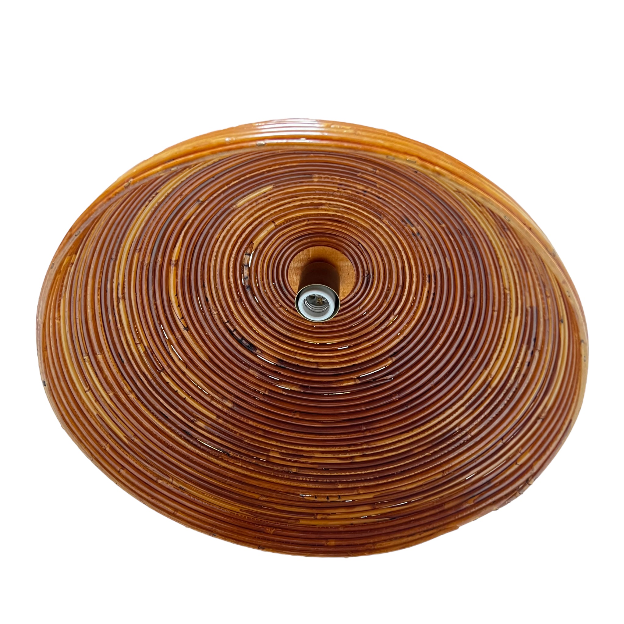 Vintage
Tropical
reed
rattan
patina
Overhead lighting
living room
Lighting
Lamp
italian
Home
dining room
chandelier
Brass
1960s
restored
textural
hanging lamp