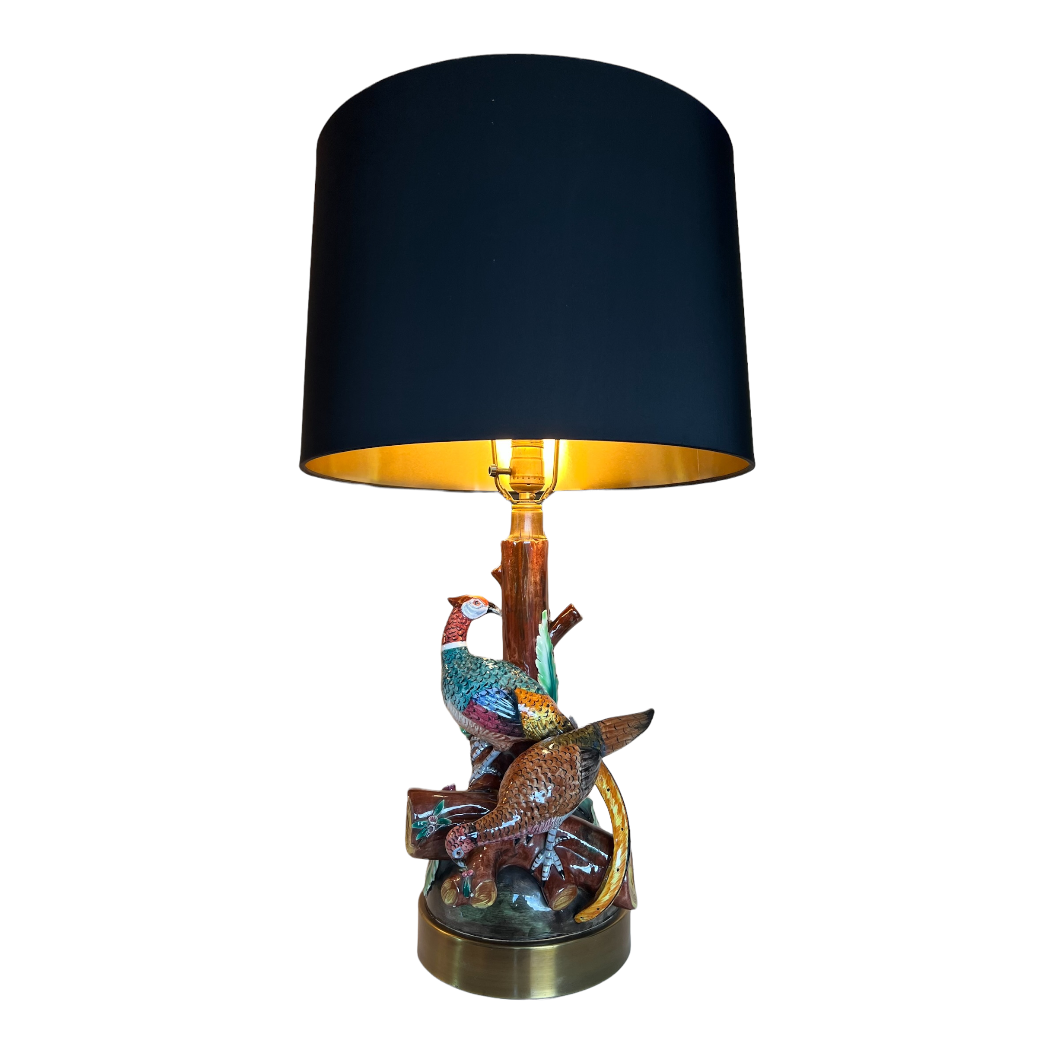 Table lamp
rio
pheasants
Mexico
Majolica
living room
Living
Lighting
Lamp
Home
handmade
hand painted
Gold
france
Ceramic
Border Revival
birds
bird
19th century
pheasants
majolica