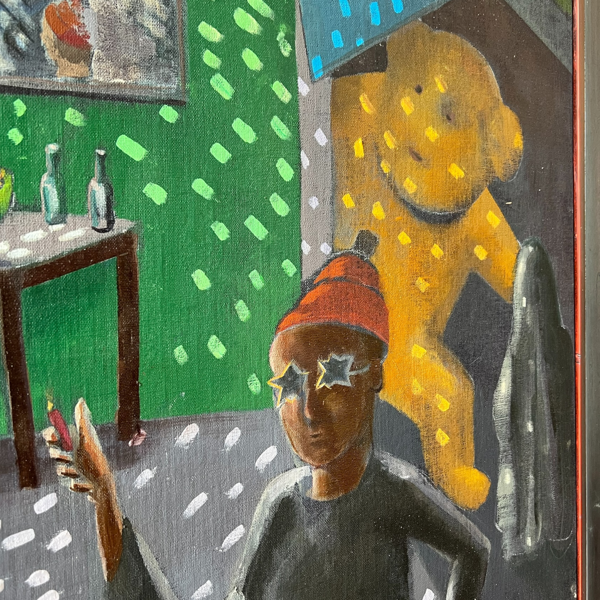 wall art
Texas artist
Spooky
Robert Wymer
Painting
Local artist
Local
Home
ghost
Contemporary
Colorful
blue and green
austin artist
Art