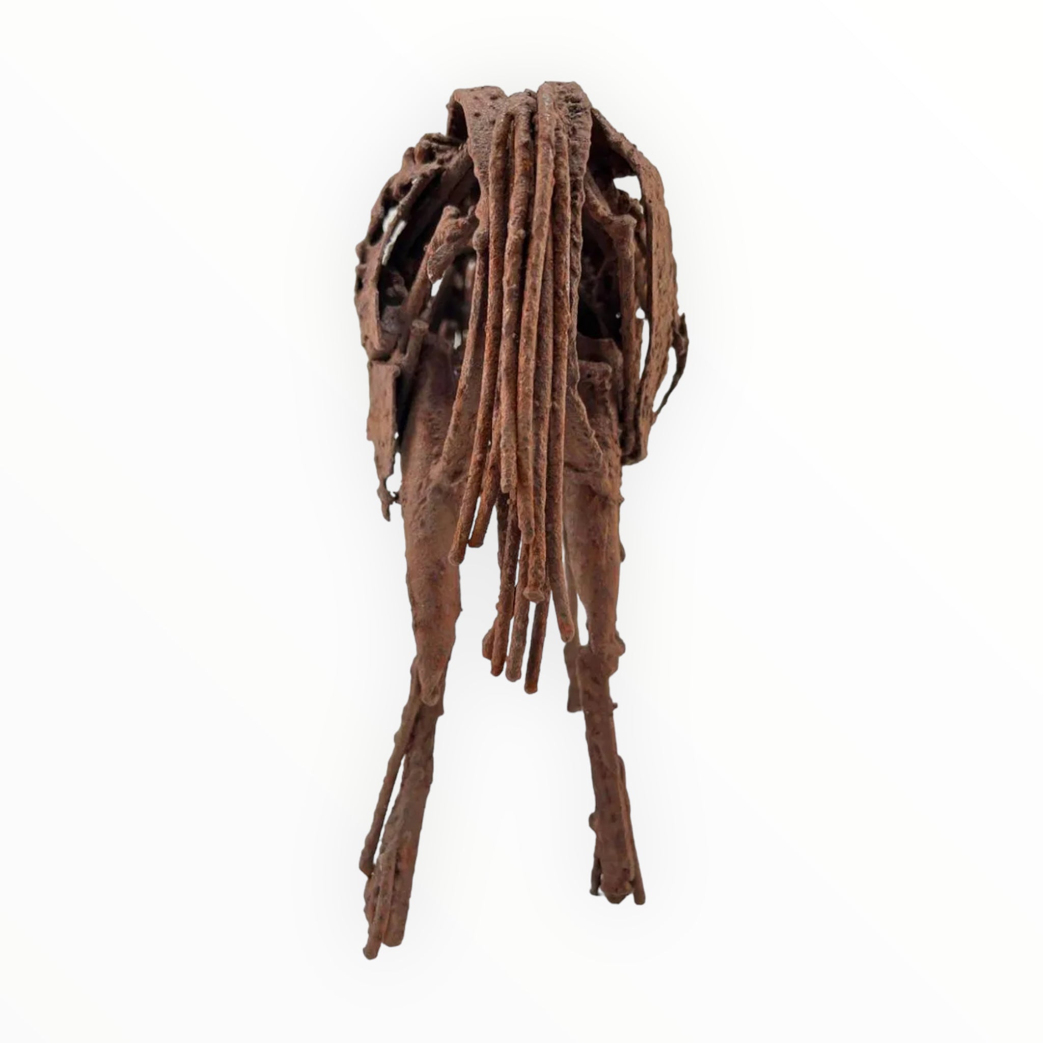 welded
Steel
Spooky
Sculpture
patina
original art
original
Nina Scott Hansen
modern
metal
Horse
home
gift idea
Contemporary
Brutalist
Art
Animals