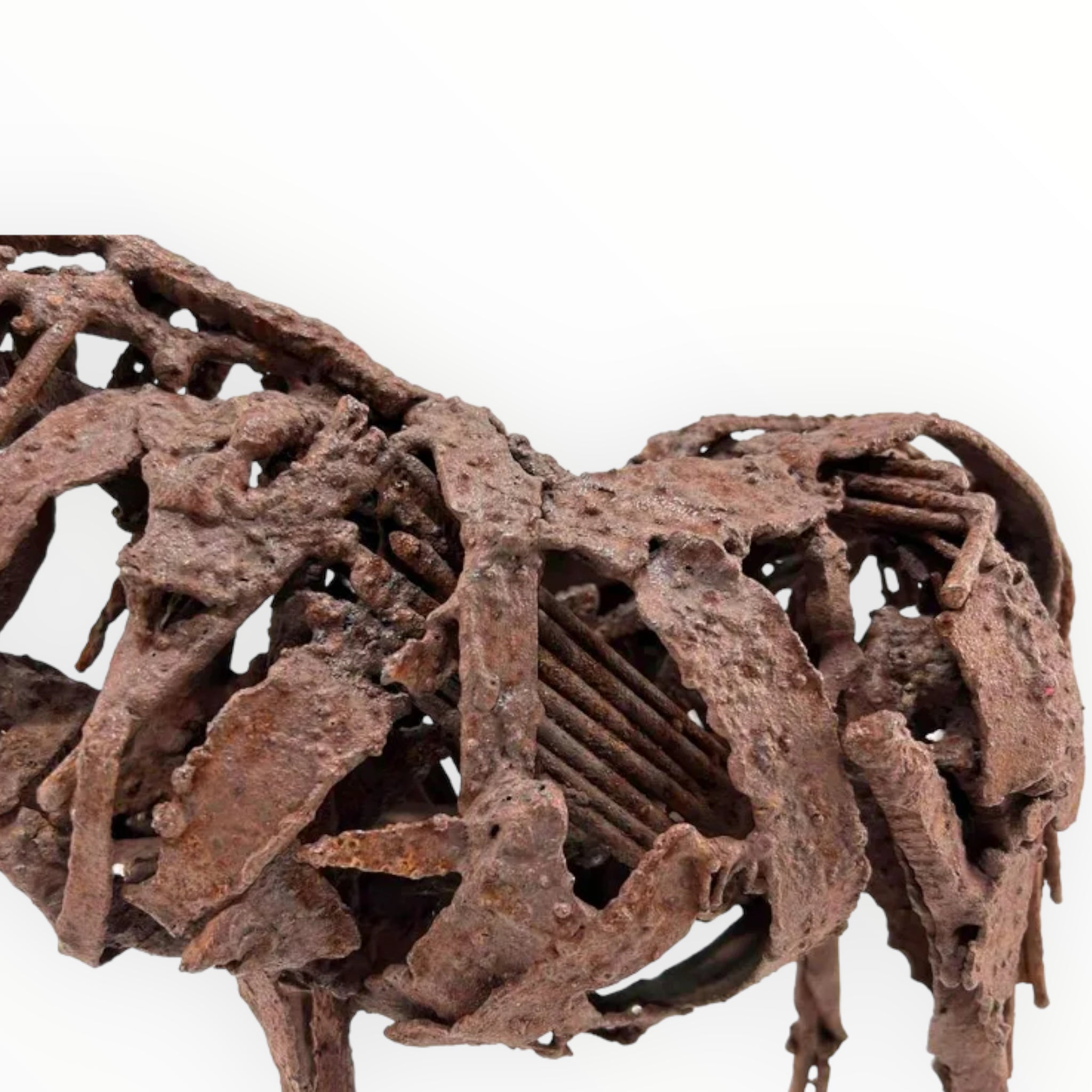 welded
Steel
Spooky
Sculpture
patina
original art
original
Nina Scott Hansen
modern
metal
Horse
home
gift idea
Contemporary
Brutalist
Art
Animals