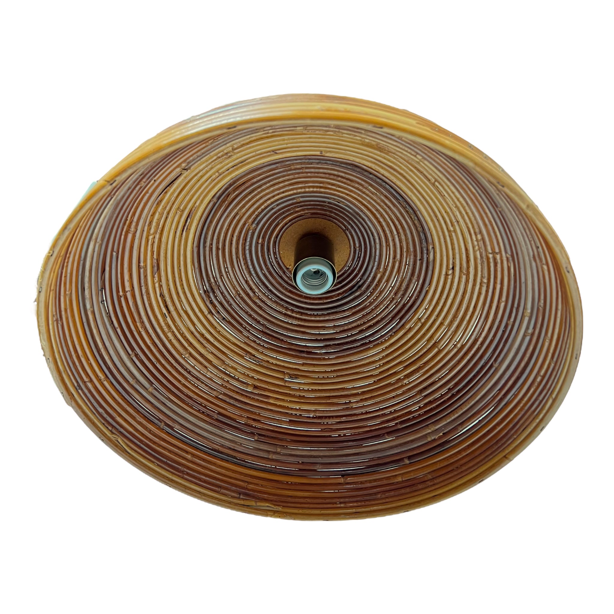 Vintage
Tropical
reed
rattan
patina
Overhead lighting
living room
Lighting
Lamp
italian
Home
dining room
chandelier
Brass
1960s
restored
textural
hanging lamp