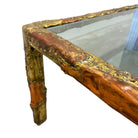 tabletop
table base
Table
Steel
smoked glass
Silas Seandel
Side table
metallic
Metal
living room
Living
Home
glass top
Glass
Copper
Coffee table
Brutalist
Brass
1970s