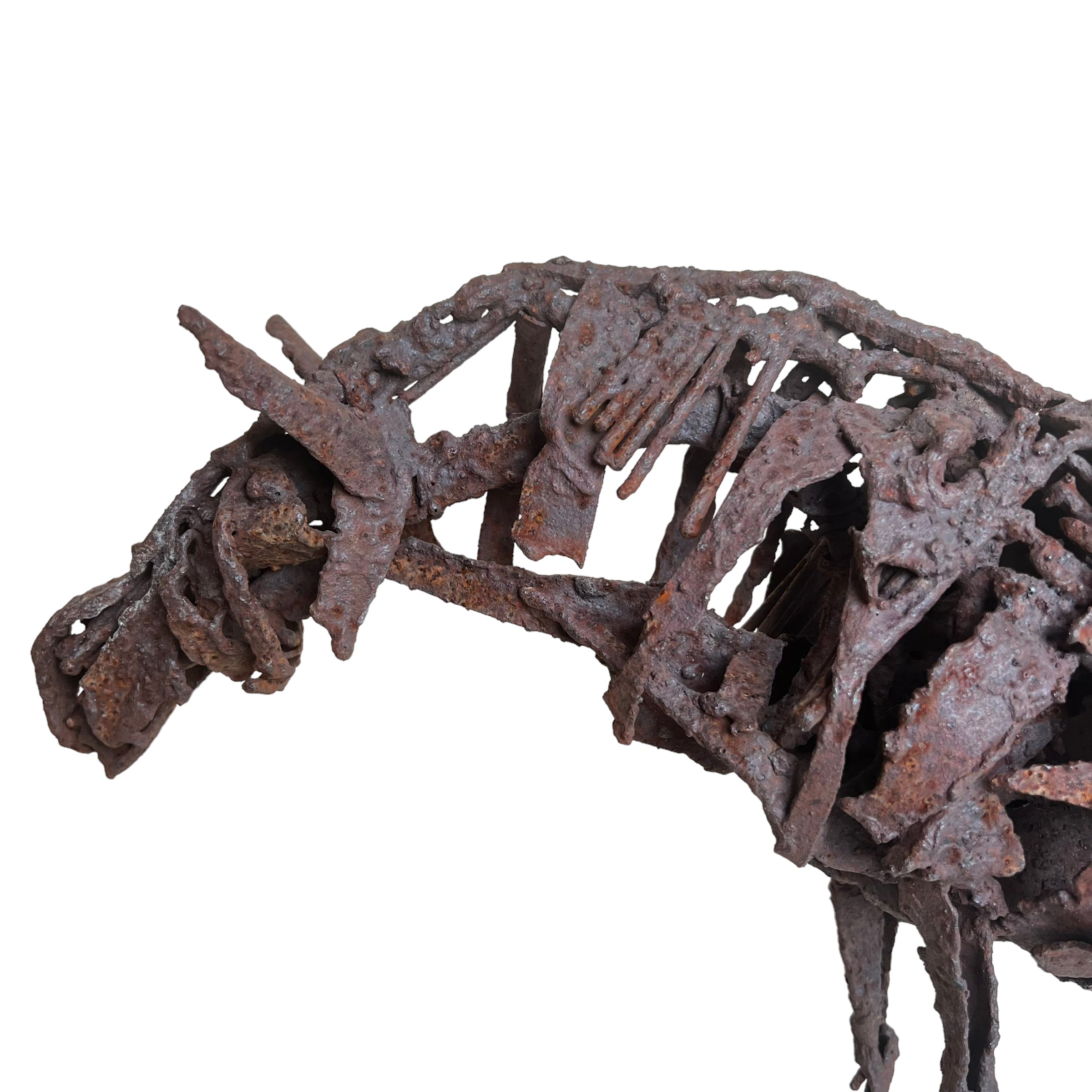 welded
Steel
Spooky
Sculpture
patina
original art
original
Nina Scott Hansen
modern
metal
Horse
home
gift idea
Contemporary
Brutalist
Art
Animals