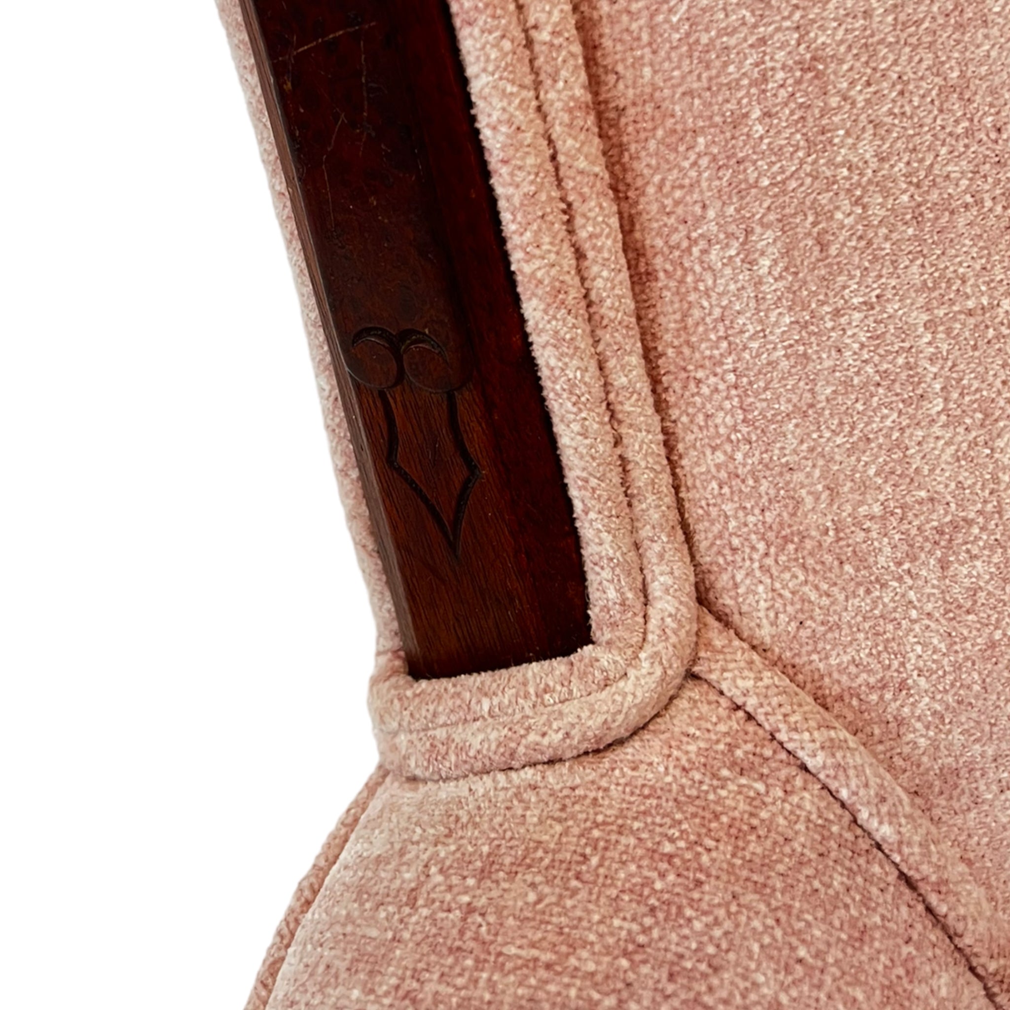 wood
Vintage
Victorian
pink
parlor chair
Hand carved
Chair
accent chair
19th century
carved