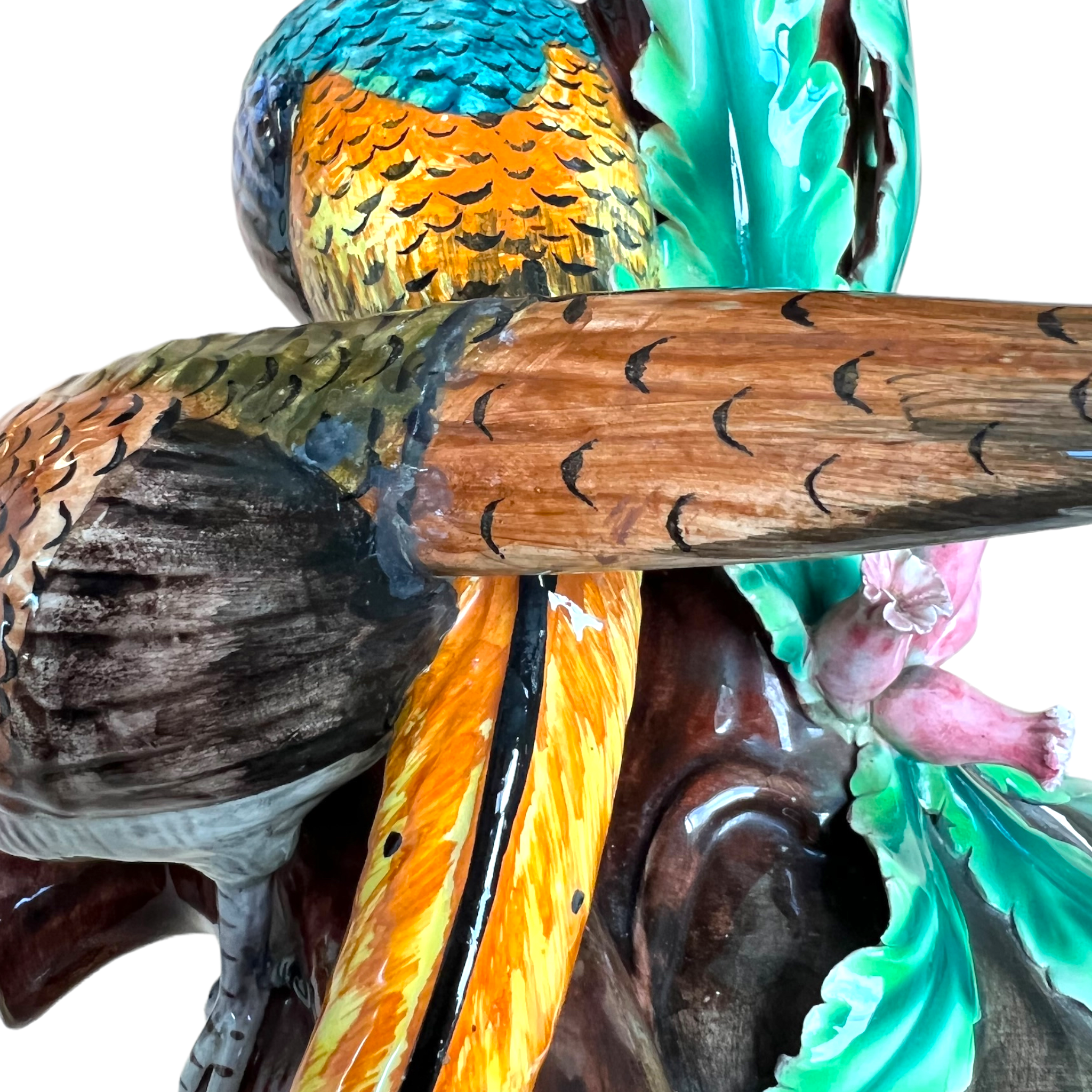 Table lamp
rio
pheasants
Mexico
Majolica
living room
Living
Lighting
Lamp
Home
handmade
hand painted
Gold
france
Ceramic
Border Revival
birds
bird
19th century
pheasants
majolica