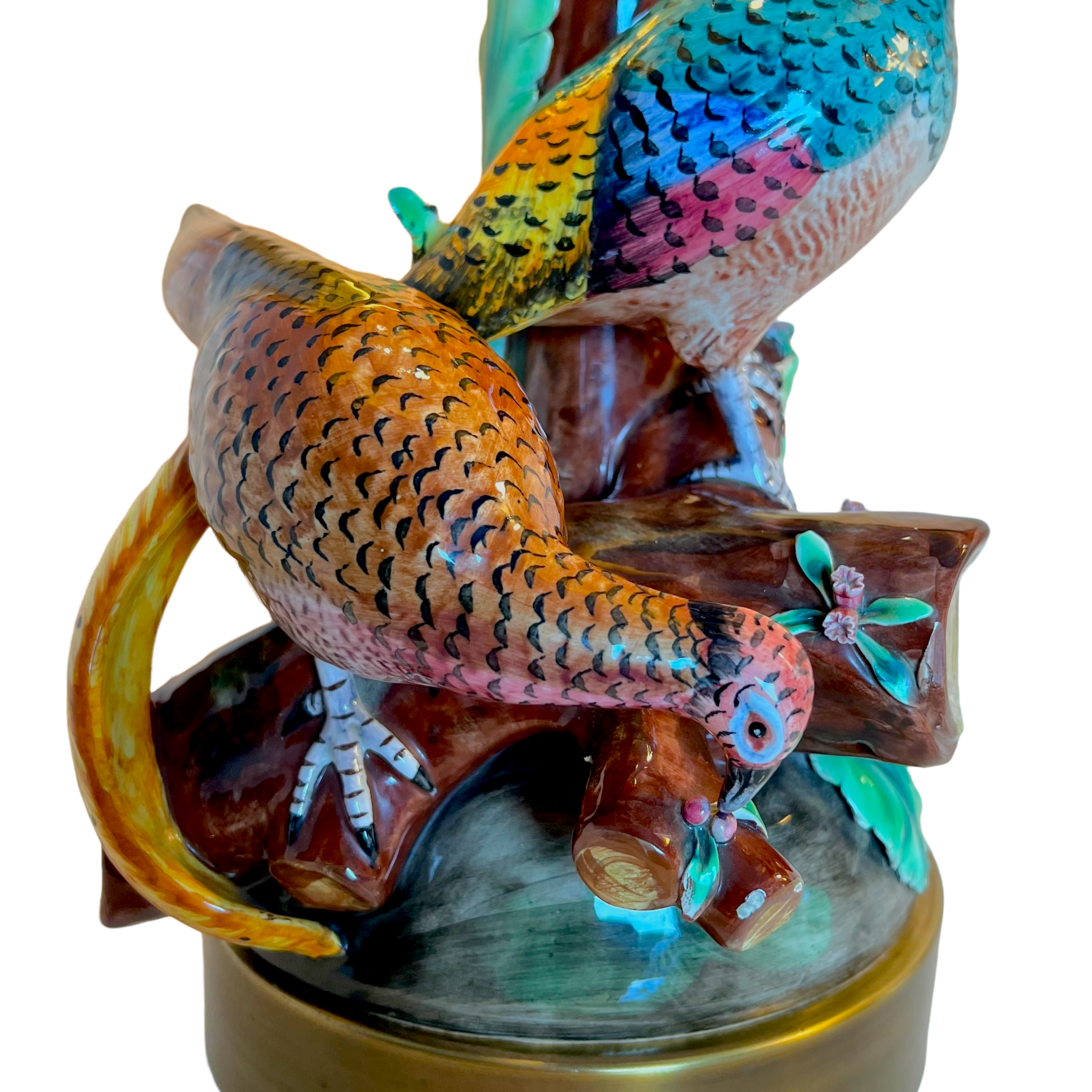 Table lamp
rio
pheasants
Mexico
Majolica
living room
Living
Lighting
Lamp
Home
handmade
hand painted
Gold
france
Ceramic
Border Revival
birds
bird
19th century
pheasants
majolica