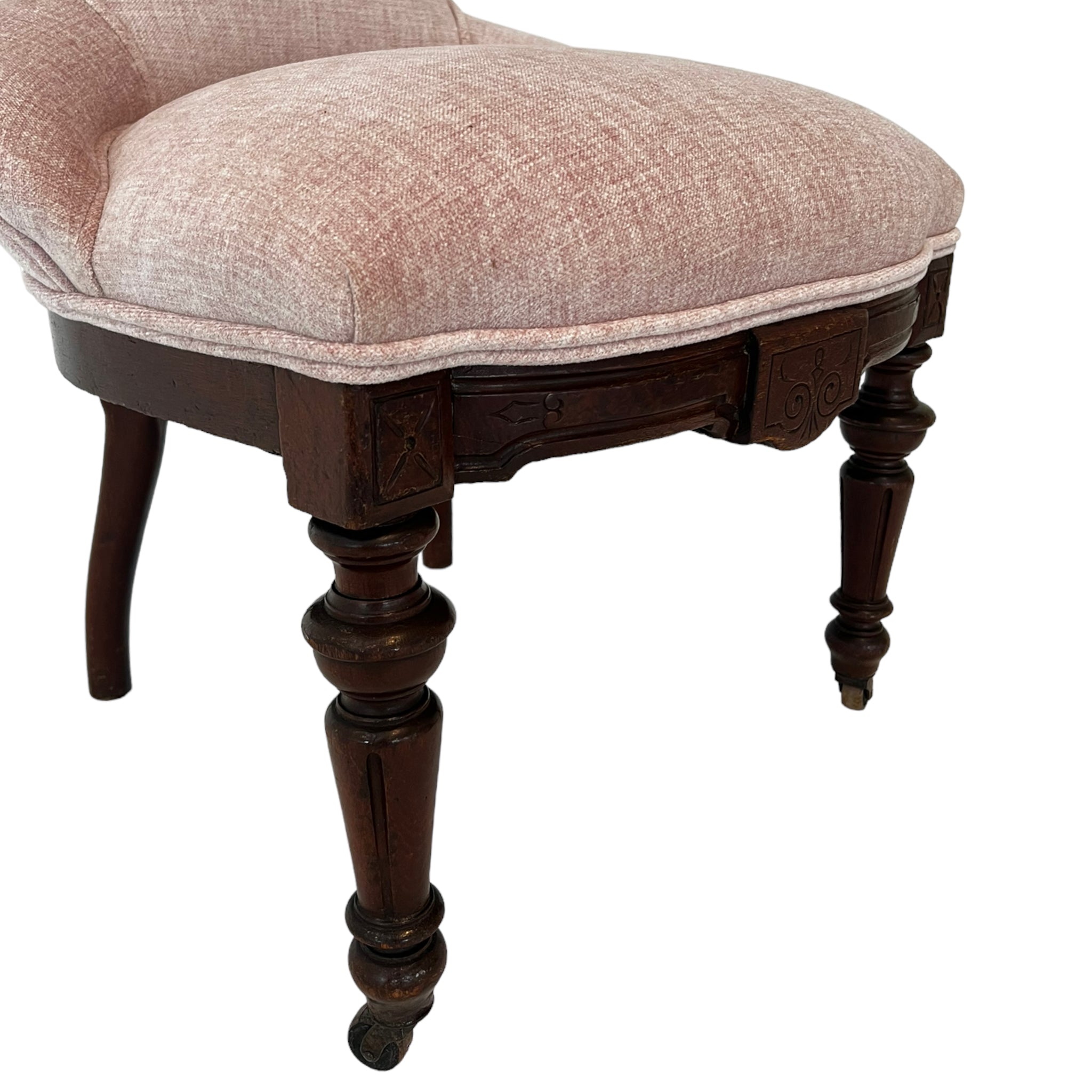 wood
Vintage
Victorian
pink
parlor chair
Hand carved
Chair
accent chair
19th century
carved