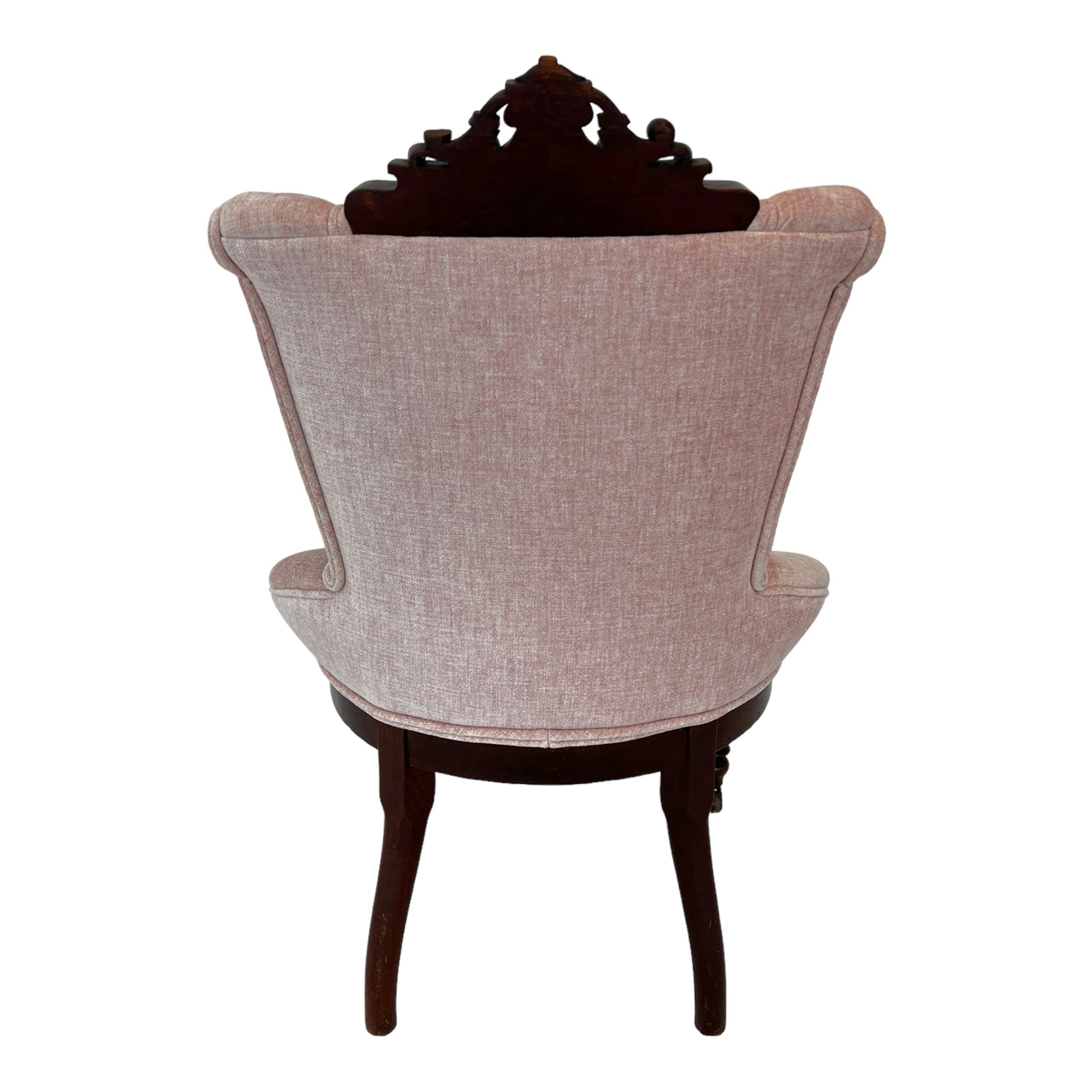 wood
Vintage
Victorian
pink
parlor chair
Hand carved
Chair
accent chair
19th century
carved