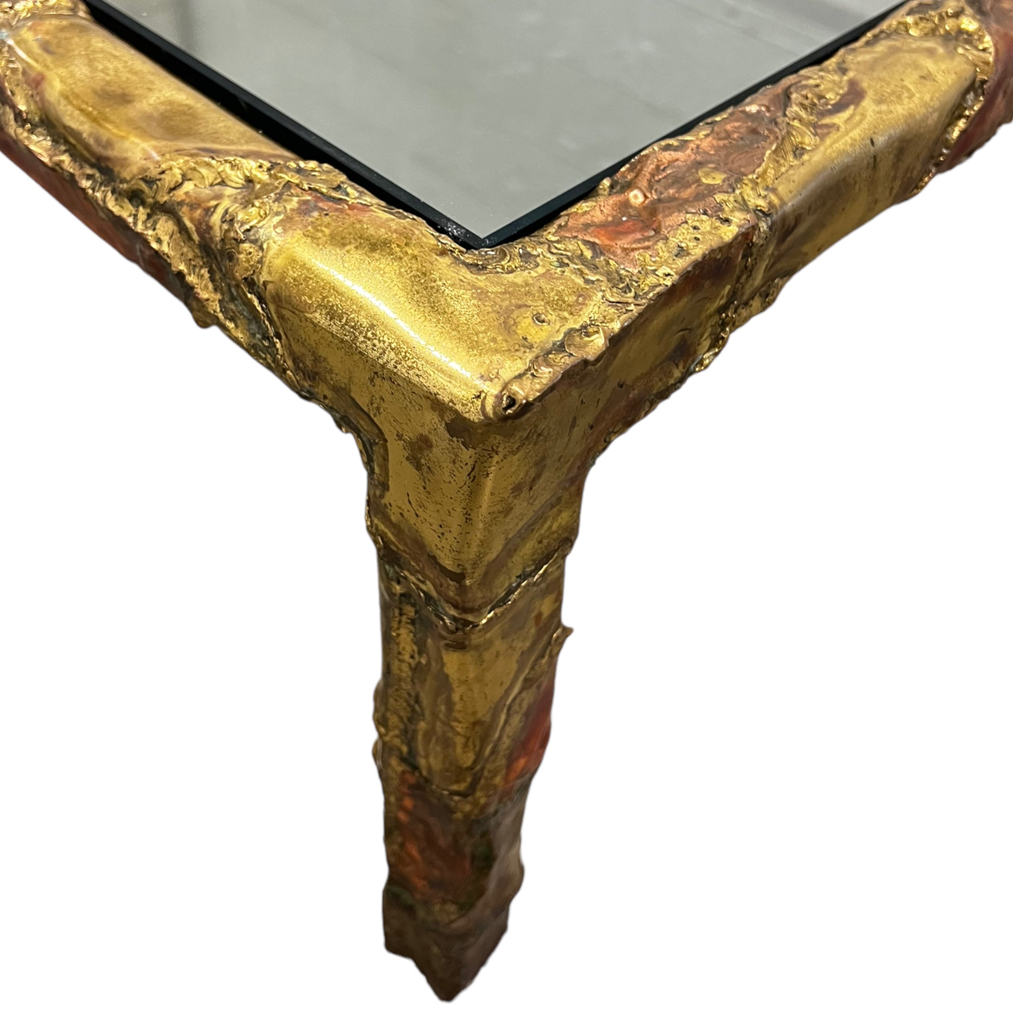 tabletop
table base
Table
Steel
smoked glass
Silas Seandel
Side table
metallic
Metal
living room
Living
Home
glass top
Glass
Copper
Coffee table
Brutalist
Brass
1970s