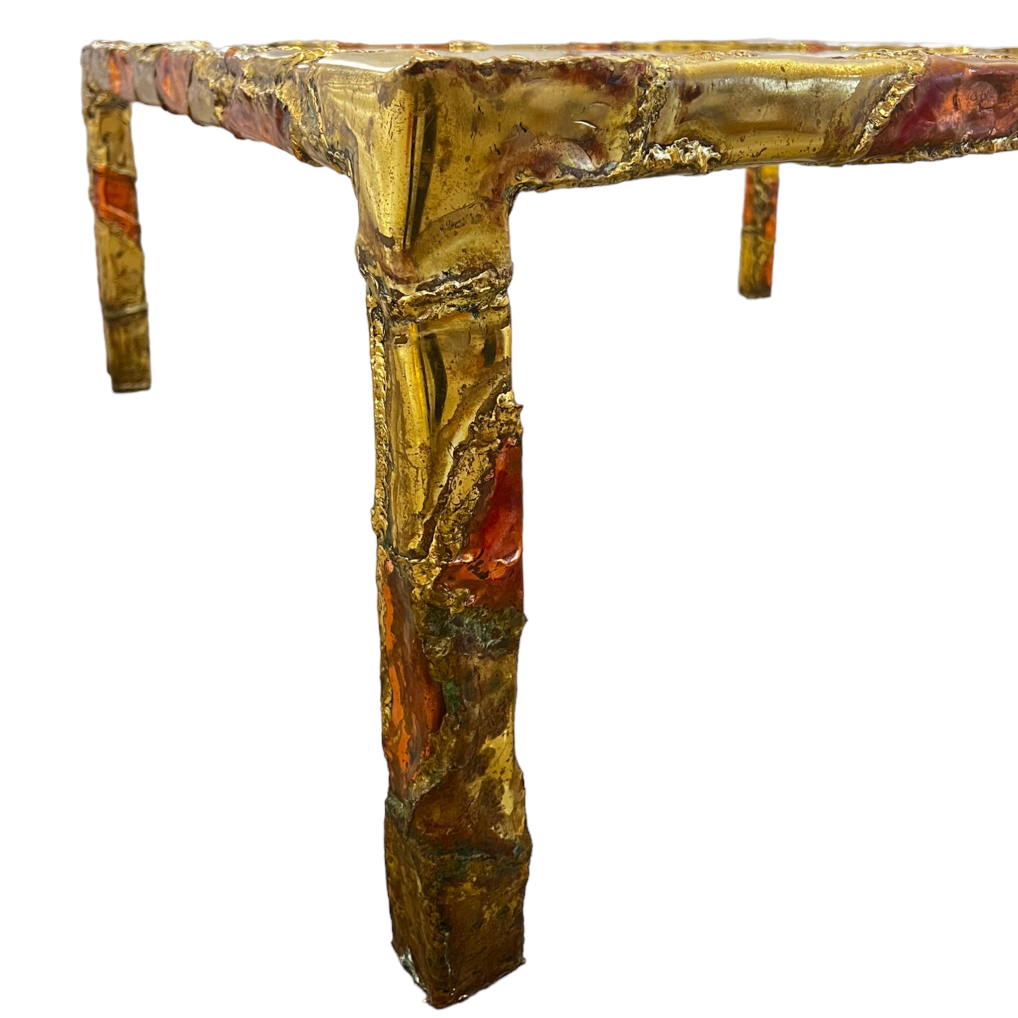 tabletop
table base
Table
Steel
smoked glass
Silas Seandel
Side table
metallic
Metal
living room
Living
Home
glass top
Glass
Copper
Coffee table
Brutalist
Brass
1970s