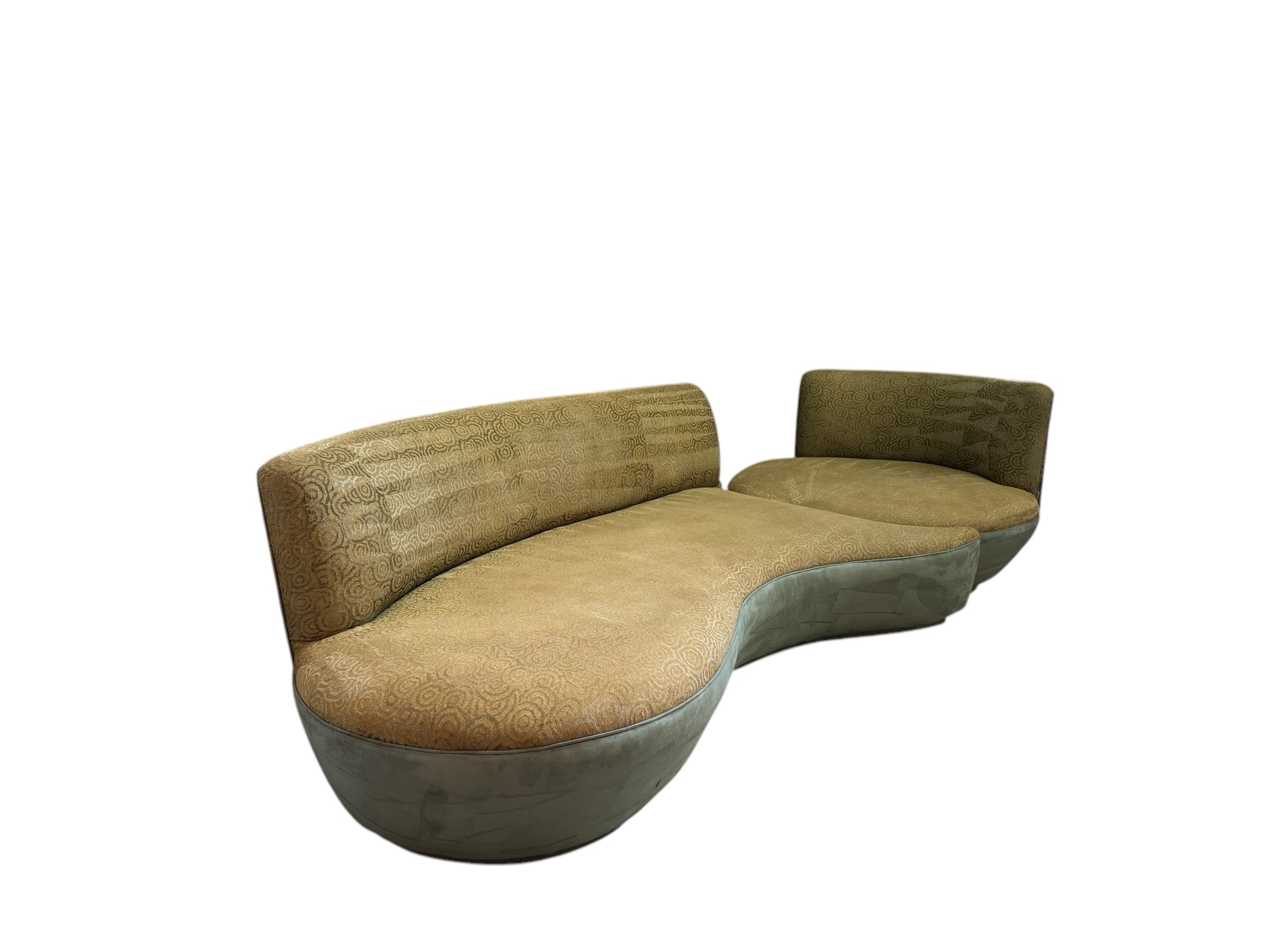 1970s Curved Sofa
Vintage Swivel Sofa
Gold Upholstered Sofa
Sculptural Modern Sofa
Unique Curved Couch
Retro Living Room Furniture
Milo Baughman Sofa
Thayer Coggin Curved Sofa
1970s Milo Baughman Design
Mid-Century Modern Sofa Baughman
Baughman Style Curved Couch
Vintage Curved Sofa Original Fabric
1970s Sofa with Swivel Chair