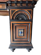 Writing desk
Antique
Victorian
19th-century
English
Walnut
Parcel-ebonized
Construction & Craftsmanship:

Dovetail joints
Handcrafted
Solid wood
Plank construction
Joinery
Construction details
Traditional woodworking
