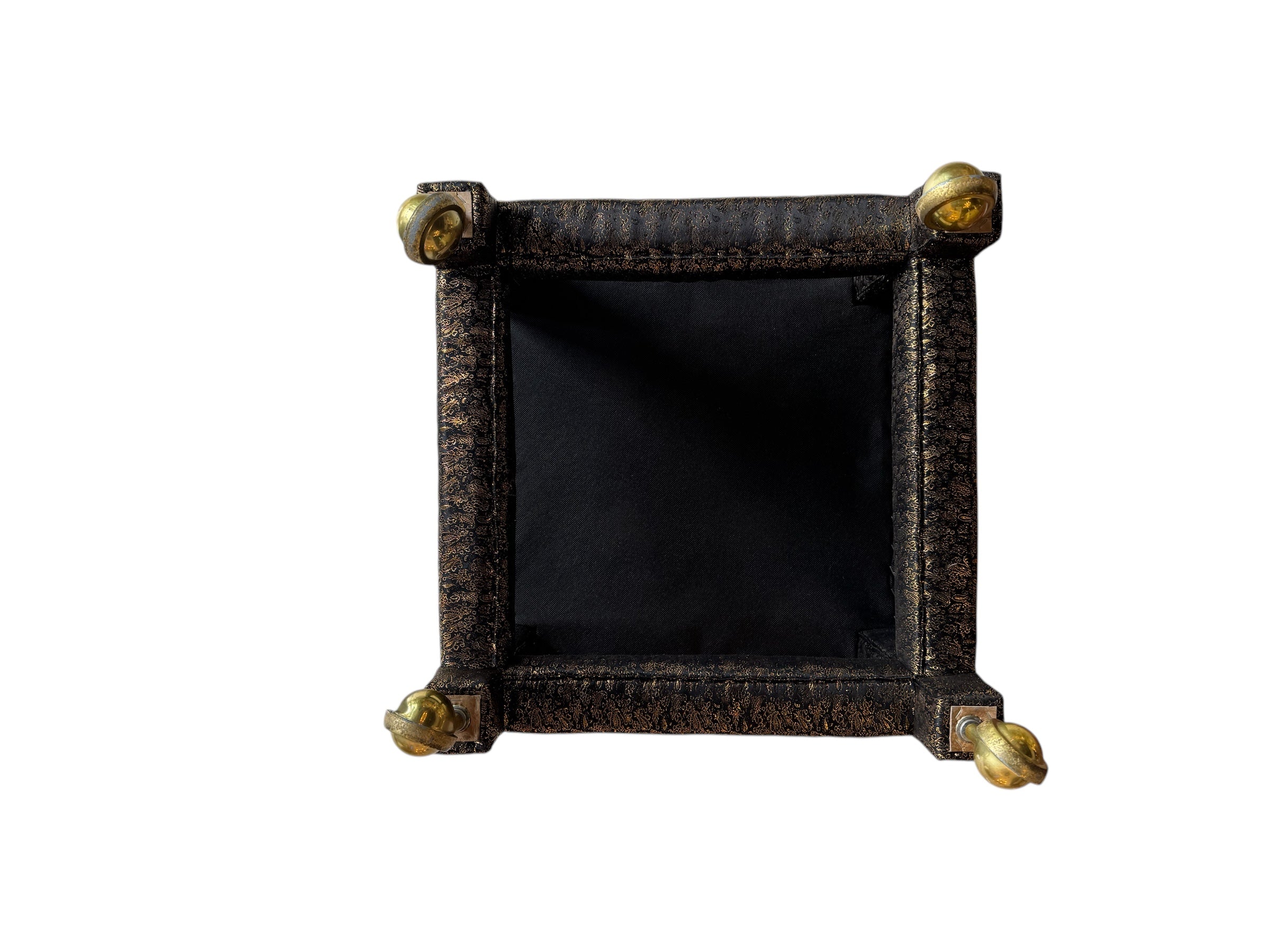 upholstered

Stool

small bench

silk

Postmodern

post modern

ottoman

living room

foot stool

fabric

black and gold

parson ottoman

small ottoman

rolling ottoman

rolling foot stool

rolling stool

vintage rolling parson stool

postmodern otttoman

postmodern foot stool

black silk ottoman

80's Postmodern Parsons Style Upholstered Ottoman