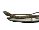 Fontana Arte-style Art Deco mirrored tray with copper detailing.