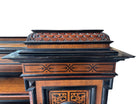Writing desk
Antique
Victorian
19th-century
English
Walnut
Parcel-ebonized
Construction & Craftsmanship:

Dovetail joints
Handcrafted
Solid wood
Plank construction
Joinery
Construction details
Traditional woodworking

