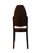  Art Deco chair featuring the leather upholstery, nail head trim, and mahogany frame.