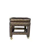 upholstered

Stool

small bench

silk

Postmodern

post modern

ottoman

living room

foot stool

fabric

black and gold

parson ottoman

small ottoman

rolling ottoman

rolling foot stool

rolling stool

vintage rolling parson stool

postmodern otttoman

postmodern foot stool

black silk ottoman

80's Postmodern Parsons Style Upholstered Ottoman
