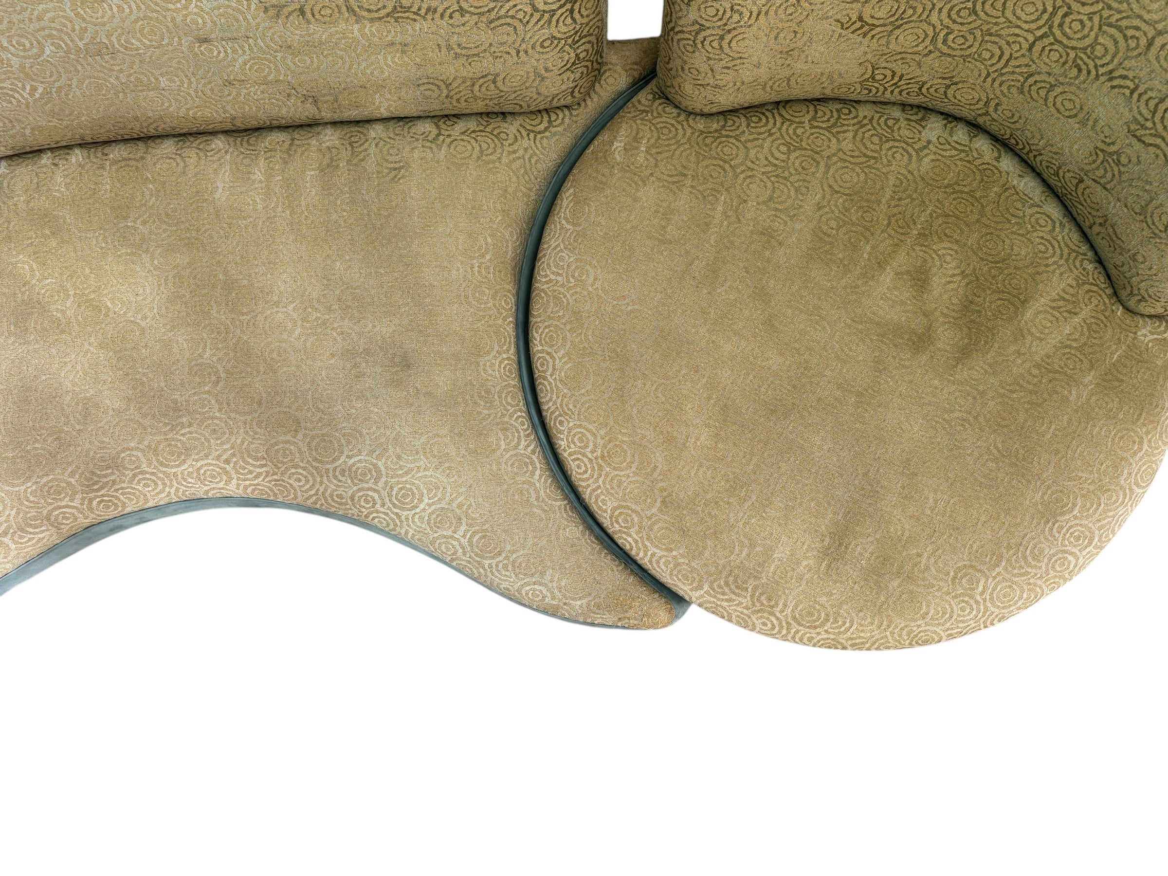 1970s Curved Sofa
Vintage Swivel Sofa
Gold Upholstered Sofa
Sculptural Modern Sofa
Unique Curved Couch
Retro Living Room Furniture
Milo Baughman Sofa
Thayer Coggin Curved Sofa
1970s Milo Baughman Design
Mid-Century Modern Sofa Baughman
Baughman Style Curved Couch
Vintage Curved Sofa Original Fabric
1970s Sofa with Swivel Chair