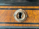 Writing desk
Antique
Victorian
19th-century
English
Walnut
Parcel-ebonized
Construction & Craftsmanship:

Dovetail joints
Handcrafted
Solid wood
Plank construction
Joinery
Construction details
Traditional woodworking
