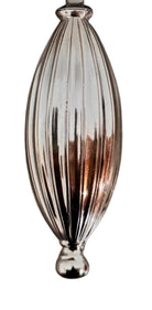 A silver corkscrew and a matching silver bottle opener, both featuring fluted, oval-shaped handles. The set is identified as a Spanish Silver (925) bar/cocktail set by Pedro Duran Morales, circa 1950