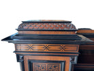 Writing desk
Antique
Victorian
19th-century
English
Walnut
Parcel-ebonized
Construction & Craftsmanship:

Dovetail joints
Handcrafted
Solid wood
Plank construction
Joinery
Construction details
Traditional woodworking
