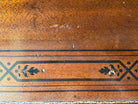 Writing desk
Antique
Victorian
19th-century
English
Walnut
Parcel-ebonized
Construction & Craftsmanship:

Dovetail joints
Handcrafted
Solid wood
Plank construction
Joinery
Construction details
Traditional woodworking
