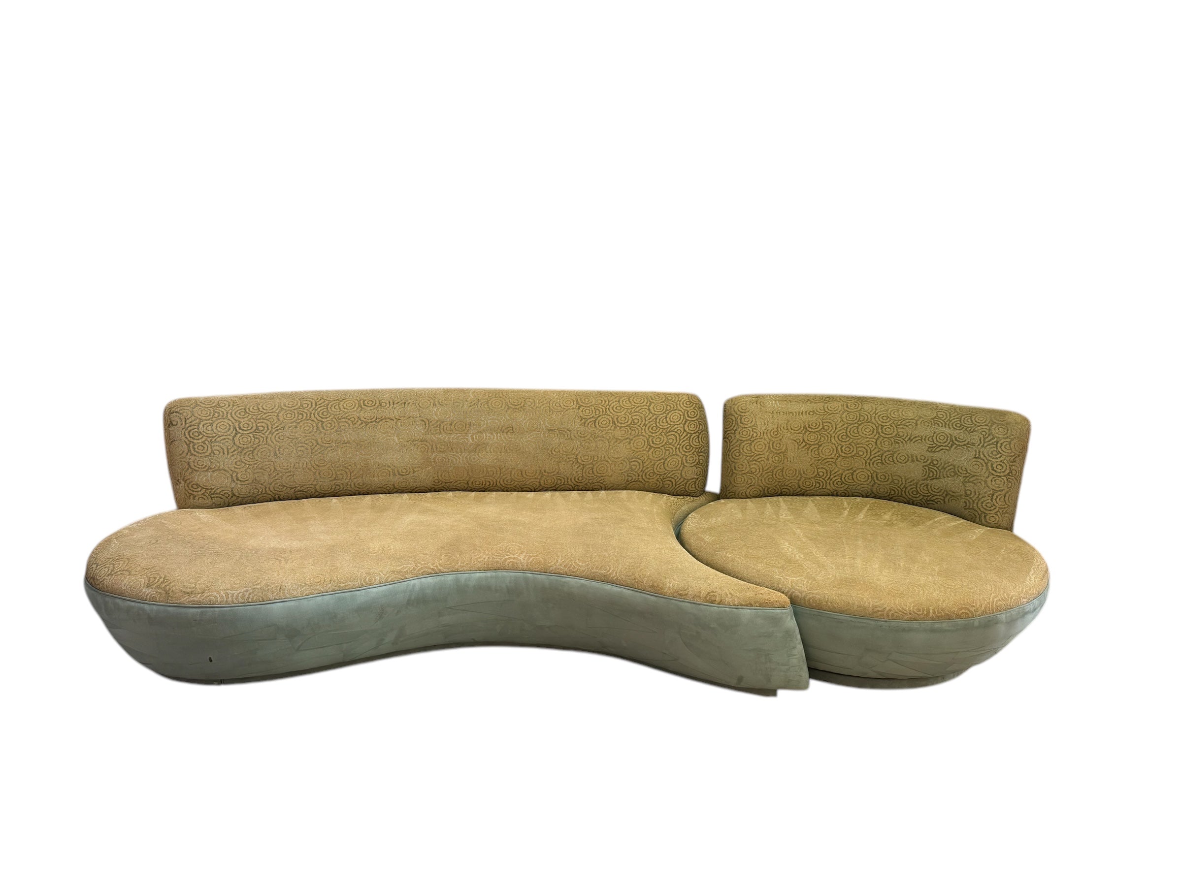 1970s Curved Sofa
Vintage Swivel Sofa
Gold Upholstered Sofa
Sculptural Modern Sofa
Unique Curved Couch
Retro Living Room Furniture
Milo Baughman Sofa
Thayer Coggin Curved Sofa
1970s Milo Baughman Design
Mid-Century Modern Sofa Baughman
Baughman Style Curved Couch
Vintage Curved Sofa Original Fabric
1970s Sofa with Swivel Chair