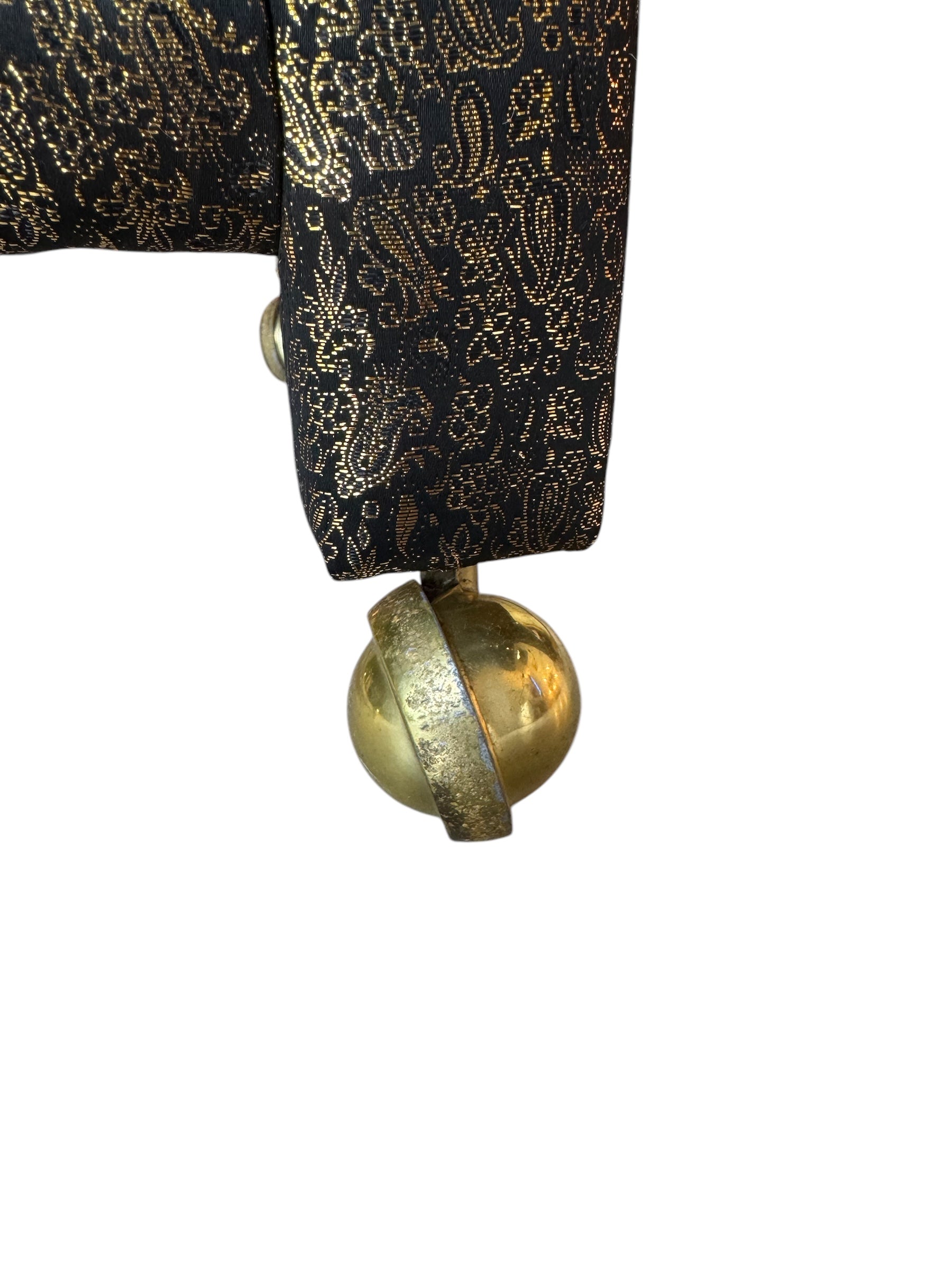upholstered

Stool

small bench

silk

Postmodern

post modern

ottoman

living room

foot stool

fabric

black and gold

parson ottoman

small ottoman

rolling ottoman

rolling foot stool

rolling stool

vintage rolling parson stool

postmodern otttoman

postmodern foot stool

black silk ottoman

80's Postmodern Parsons Style Upholstered Ottoman
