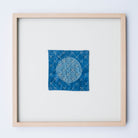 wall art

Mixed media

Local artist

Glass

flameworked

embroidery

Cotton

Art

"In Center" Print by Genevieve Chiu-Schaepe

Print by Genevieve Chiu-Schaepe

Genevieve Chiu-Schaepe

contemporary art

Cotton sashiko embroidery thread

flameworked borosilicate glass

cyanotype-toned cotton