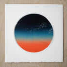 woodblock

wall art

Print

Orange

Mixed media

Local artist

Genevieve Chiu-Schaepe

Blue

Art

"Orbital I" Print by Genevieve Chiu-Schaepe

Woodblock relief print

Stonehenge paper

flameworked borosilicate glass