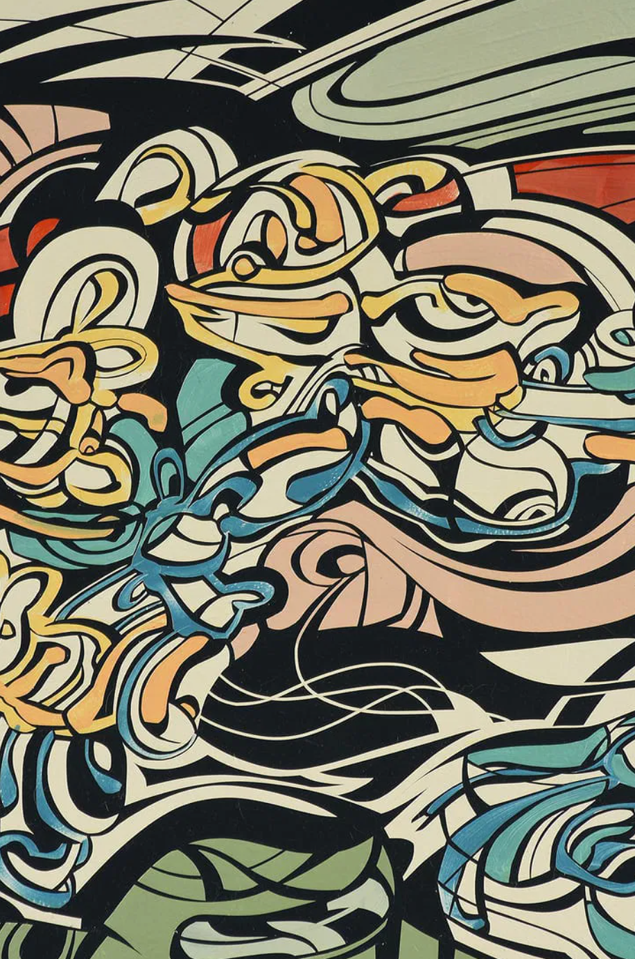 Dynamic abstract painting by Emilio Perez, featuring swirling lines and layered colors.
Emilio Perez
Painting
Abstract
Abstract Expressionism
Acrylic
Latex
Panel
Dynamic
Energetic
Colorful
Swirling
Lines
Shapes
Modern Art
Painting by Emilio Perez(b.1972), "You Say What You Said You Didn't Say," 2004